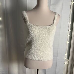 Willow & Wind Cream Fitted Sleeveless Tank Top